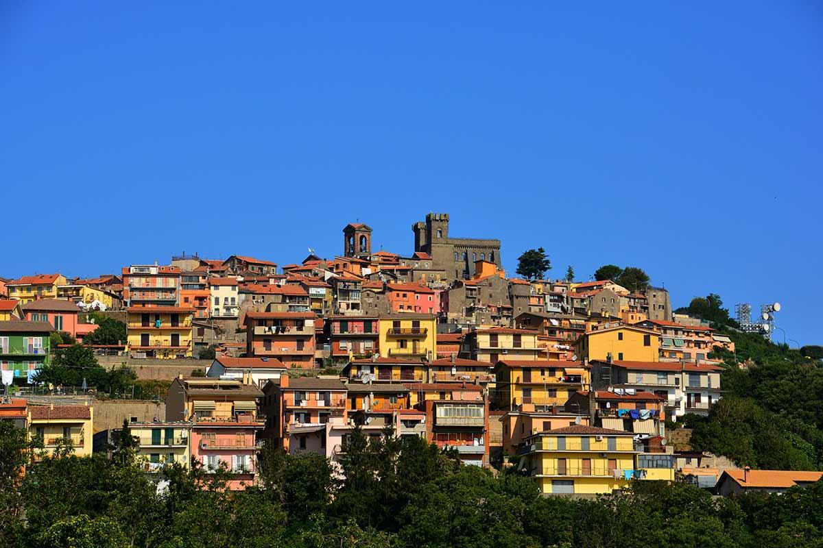 Rocca Priora vista Paese