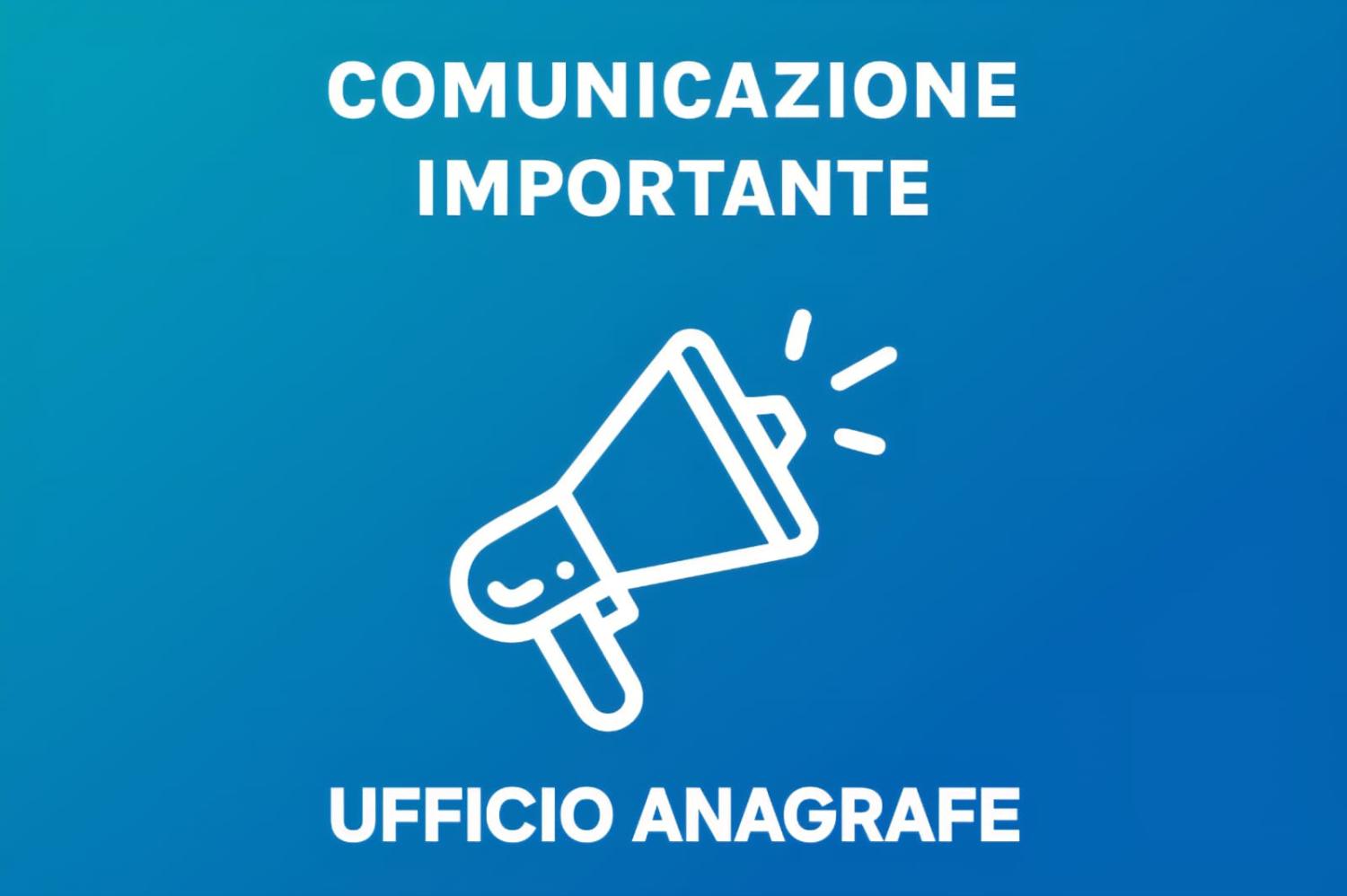 COMUNICAZIONE IMPORTANTE